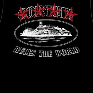 Corteiz 4Starz Alcatraz T-shirt Black