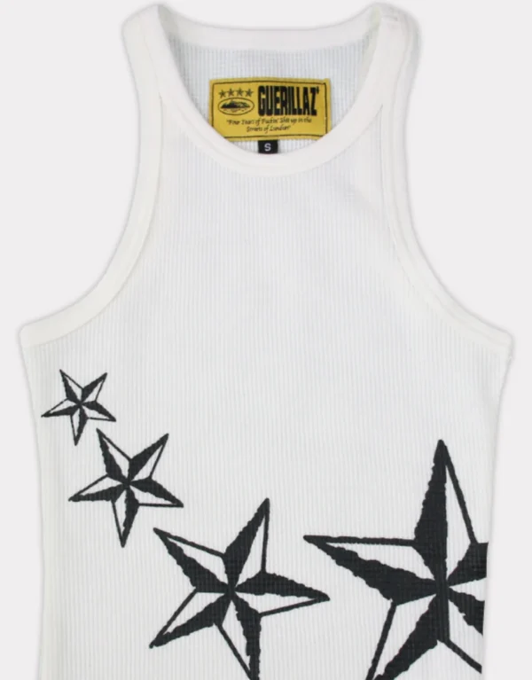 Corteiz 4Starz Motion Womens Tank Top White