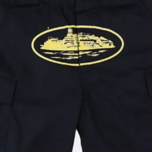 Corteiz Guerillaz 21′ Shorts Black/ Yellow