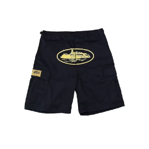 Corteiz Guerillaz 21′ Shorts Black/ Yellow