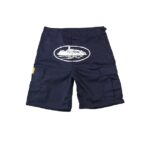 Corteiz Guerillaz Shorts Navy