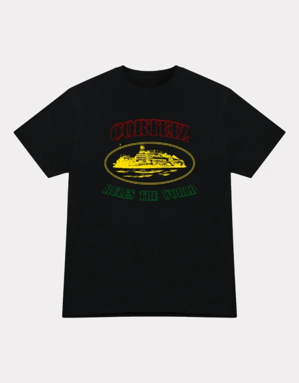 Corteiz OG Carni Alcatraz T-shirt Black