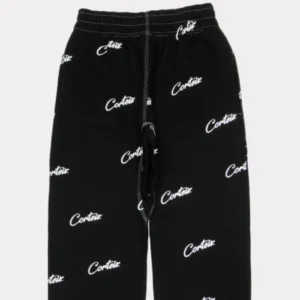 Corteiz All Over Print Joggers Black